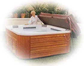 Brown Hot Tub Cover Hot Tub Cover Lifter near Mission Viejo, CA